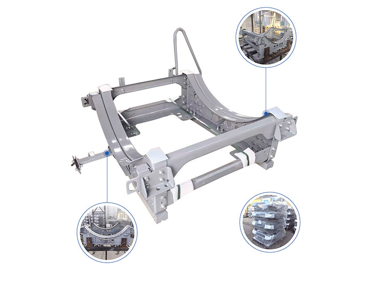 LNG high-strength steel front under-run guard