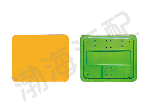 Heavy truck top window cover welding assembly